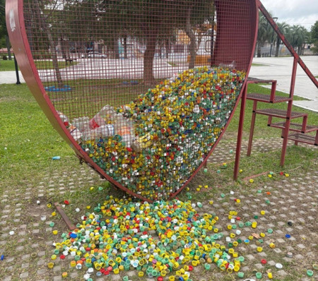Vandalismo en la Plaza Libertad